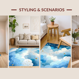 Lighthearted Blue Gray Cloudscape Theme(Blue)