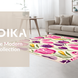 Rustic Yellow and Pink Bloom Style(White)