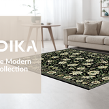 Vintage Floral Geometric Blend(Black)