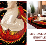 Fiery Kaleidoscope of Dragon Imagery(Red)