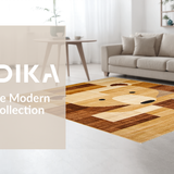 Ultra Soft Area Rug, Non Slip, Stain Resistant, Washable Area Rugs for Living Room, Bedroom, Trendy Chic Animal Decor Accent(Beige)