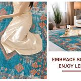 Elegant Tiled Patterned Design(Blue)