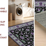 Luxurious Monochrome Nature Motif(Black)