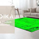 Lively Retro Inspired Graphic Feature(Green)