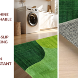 Contemporary Cozy Shag Design(Green)