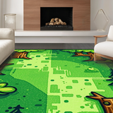 Bright Patterned Landscape(Green)