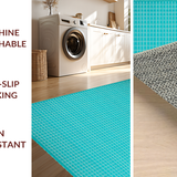 Artistic Turquoise Textured Swirls(Blue)