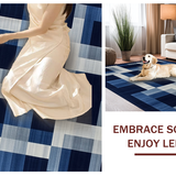 Contemporary Navy Geometric Arrangement(Blue)
