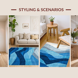 Elegant Blue Gradient Texture(Blue)