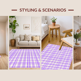 Sleek Modern Ogee Patterned Look(Ivory)