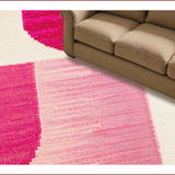 Ultra Soft Area Rug, Non Slip, Stain Resistant, Washable Area Rugs for Living Room, Bedroom, Pink and Gray Bedroom Plush Area Carpet(Pink)