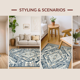 Modern Stylish Floral Composition(Blue)