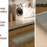 Ultra Soft Area Rug, Non Slip, Stain Resistant, Washable Area Rugs for Living Room, Bedroom, Wild Khaki Animal Aesthetic(Brown)