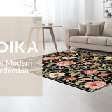 Lush Vintage Garden Aesthetic(Black)