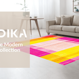 Ultra Soft Area Rug, Non Slip, Stain Resistant, Washable Area Rugs for Living Room, Bedroom, Enchanting Fantasy-Inspired Color Scheme(Yellow)