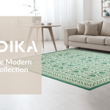 Luxurious Subtle Gray Lattice(Green)