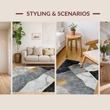 Stylish Earth Toned Linear Flow(Gray)