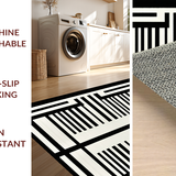 Ultra Soft Area Rug, Non Slip, Stain Resistant, Washable Area Rugs for Living Room, Bedroom, Chic Rustic Zebra Pattern Design(Beige)