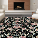 Contemporary Abstract Floral Design(Black)