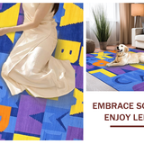 Bright ABC Patterned Educational(Blue)