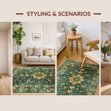 Distressed Earthy Medallion Aesthetic(Blue)