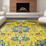 Charming Tiled Medallion Design(Yellow)