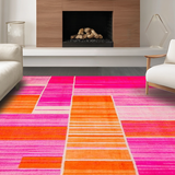 Elegant Bold Curvilinear Shapes(Pink)