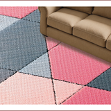 Ultra Soft Area Rug, Non Slip, Stain Resistant, Washable Area Rugs for Living Room, Bedroom, Abstract Washable Bedroom Luxury Area Rug(Pink)