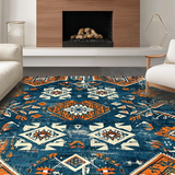 Elegant Retro Geometric Design(Blue)