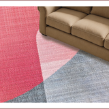 Ultra Soft Area Rug, Non Slip, Stain Resistant, Washable Area Rugs for Living Room, Bedroom, Modern Abstract Grey Pink Living Room Area Rug(Pink)