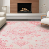 Artful Subtle Distressed Texture(Pink)