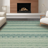 Ultra Soft Area Rug, Non Slip, Stain Resistant, Washable Area Rugs for Living Room, Bedroom, Serene Minimalist Circular Design(Beige)