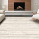 Ultra Soft Area Rug, Non Slip, Stain Resistant, Washable Area Rugs for Living Room, Bedroom, Contemporary Light Brown Textured Layers(Beige)
