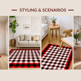 Contemporary Rustic Seasonal Checkered Look(Black)