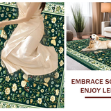 Chic Dark Green Botanical Motif(Green)