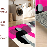 Bold Retro Circular Geometry Palette(Pink)