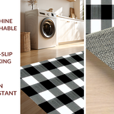 Chic Rustic Checkered Motif(Black)