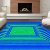 Eye Catching Hypnotic Circular(Blue)