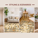 Vibrant Safari Scene for Playtime(Beige)