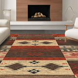 Eclectic Multi tone Abstract Artwork(Red)