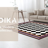 Artistic Retro Inspired Geometric Layout(Black)