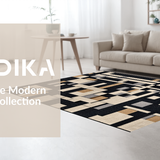 Stylish Neutral Toned Symmetrical Motif(Beige)