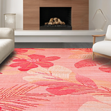 Coastal Coral Geometric Harmony(Red)