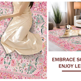 Gorgeous Pink Floral Whirl(Pink)