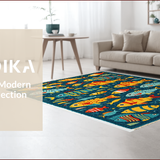 Ultra Soft Area Rug, Non Slip, Stain Resistant, Washable Area Rugs for Living Room, Bedroom, Multicolour Fishing Lure Boys Bedroom Rug(Blue)