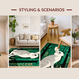 Charming Woodland Creature Print(Green)