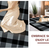 Chic Monochrome Plaid Aesthetic(Black)