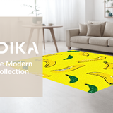 Ultra Soft Area Rug, Non Slip, Stain Resistant, Washable Area Rugs for Living Room, Bedroom, Bright Playful Plush Texture(Yellow)