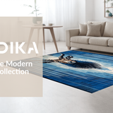 Dynamic Intricate Antelope Artwork(Blue)