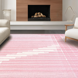 Chic Light Pink Geometric Motif(Pink)